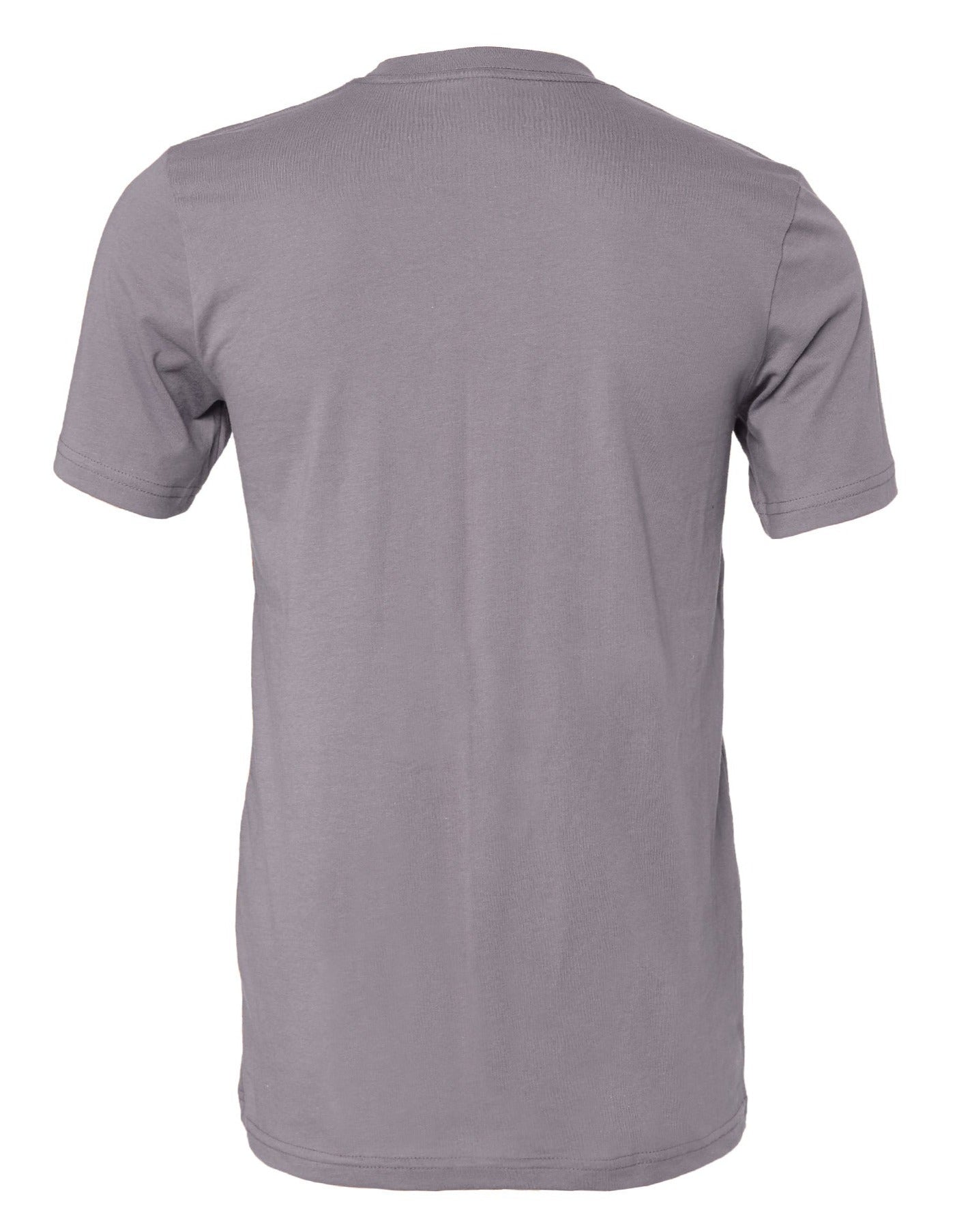 Bella Canvas Unisex Jersey Crew Neck T-Shirt Storm 100% Cotton Slim Fit