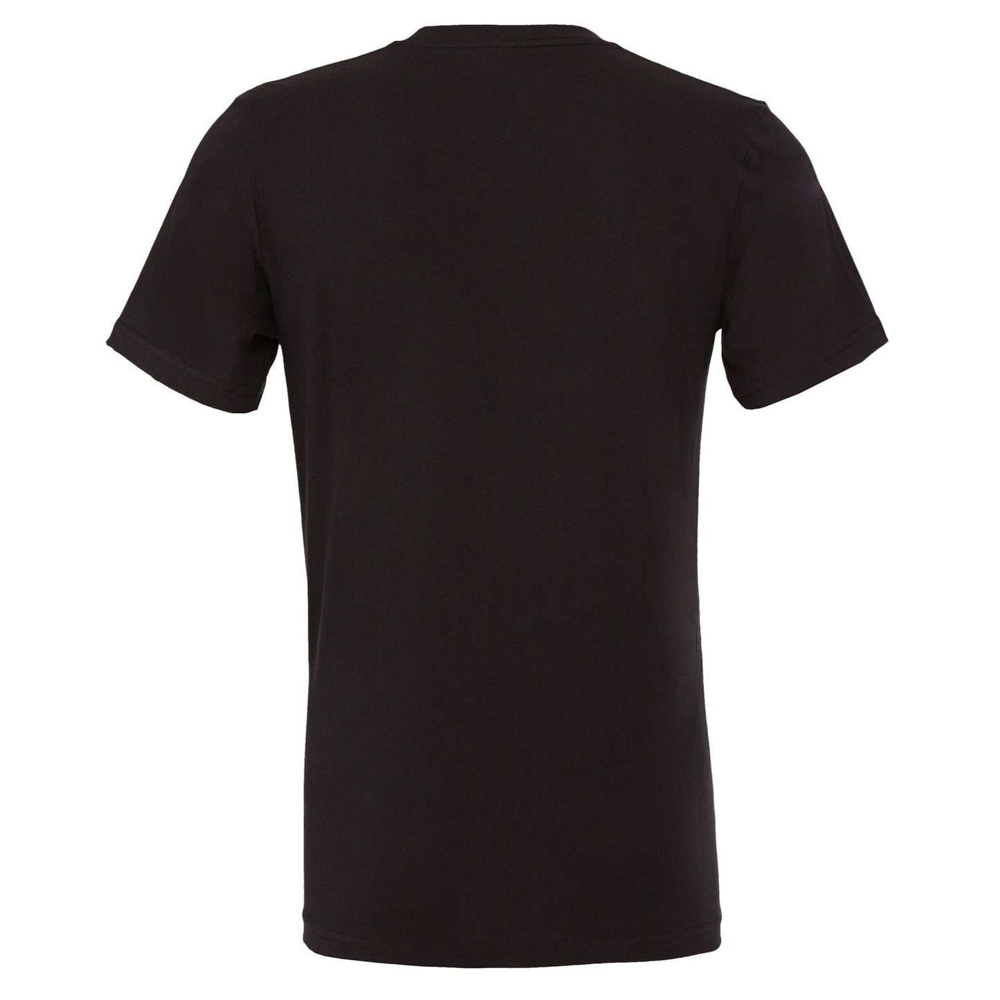 Bella Canvas Unisex Jersey Crew Neck T-Shirt Vintage Black Combed Cotton