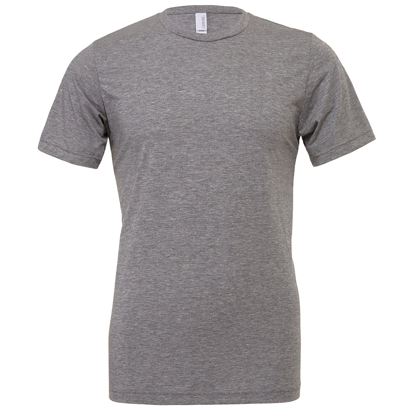 Bella Canvas Unisex Triblend Crew Neck T-Shirt Grey Soft Modern Fit XS-2XL