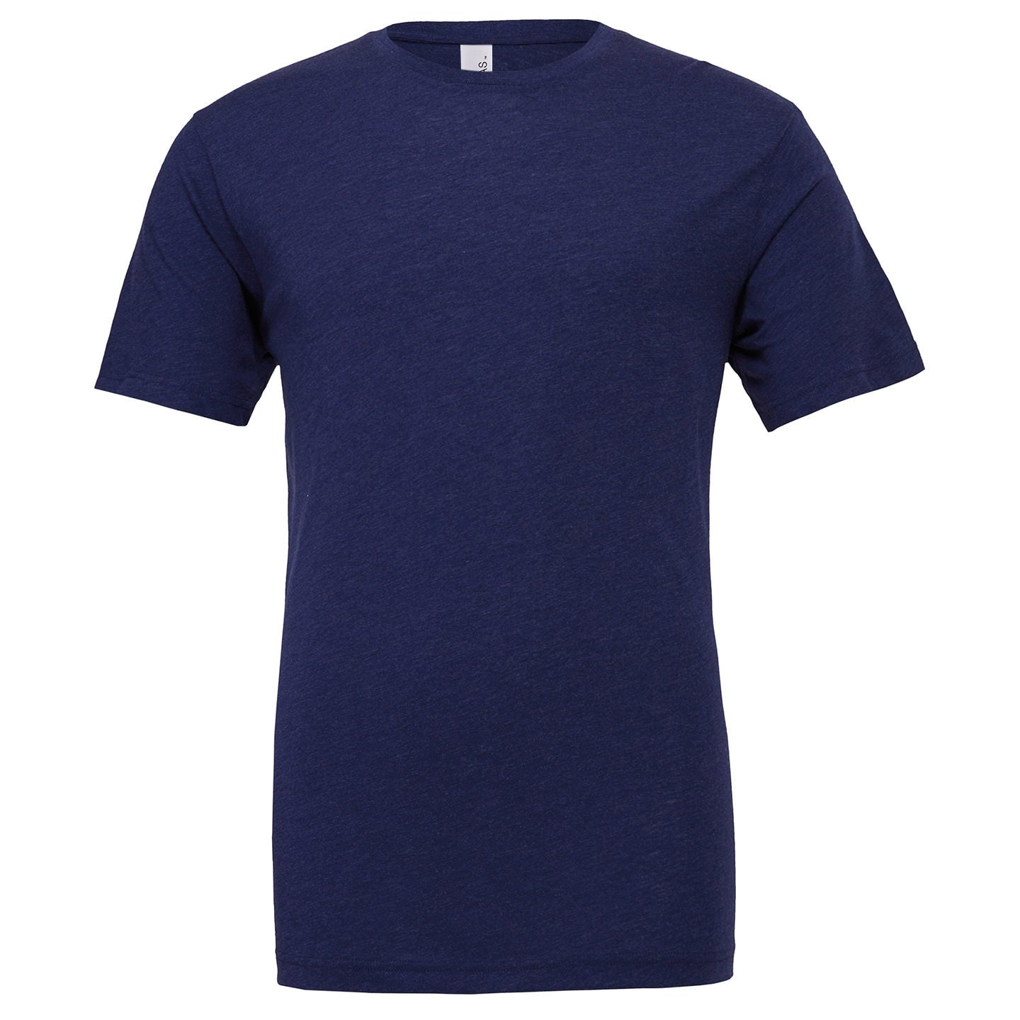 Bella Canvas Unisex Triblend Crew Neck T-Shirt Navy Soft Modern Fit XS-2XL