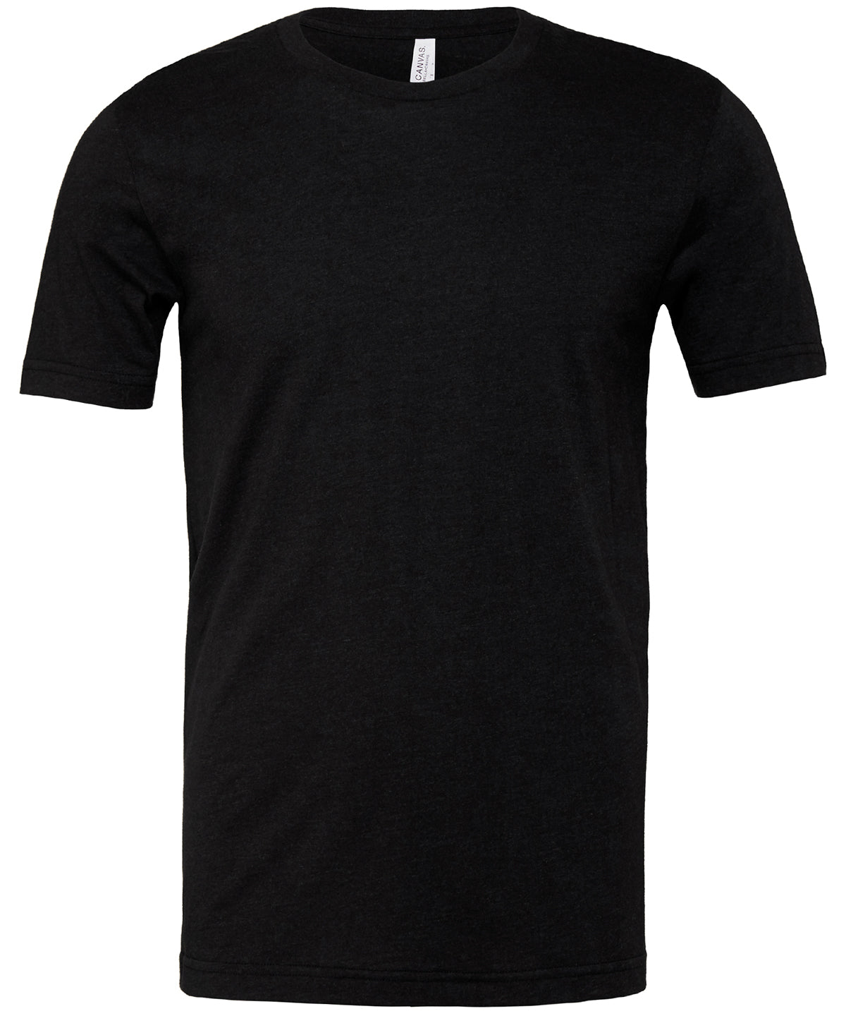 Bella Canvas Unisex Black Heather Short Sleeve T-Shirt Airlume Cotton