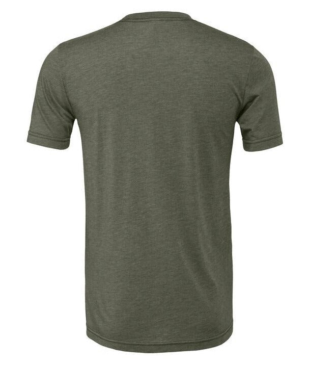 Bella Canvas Unisex Heather CVC Short Sleeve T-Shirt Heather Military Green