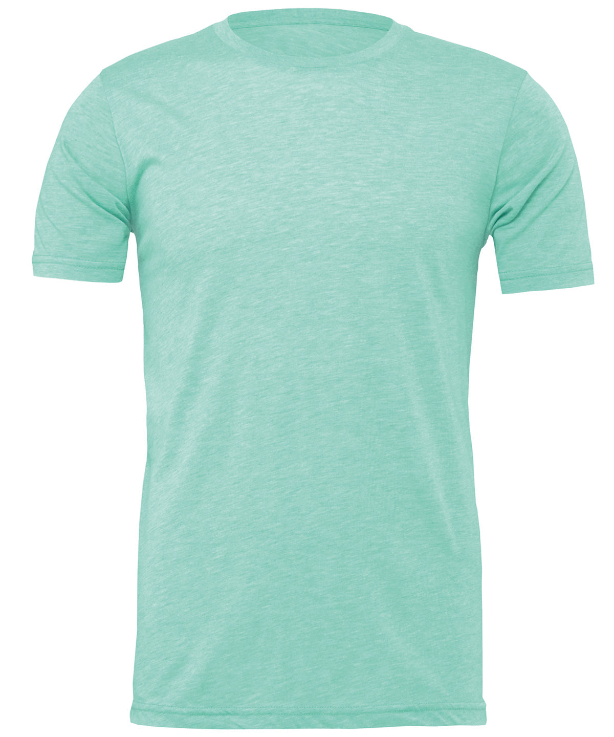 Bella Canvas Unisex Heather CVC Short Sleeve T-Shirt Heather Mint Size XS-3XL