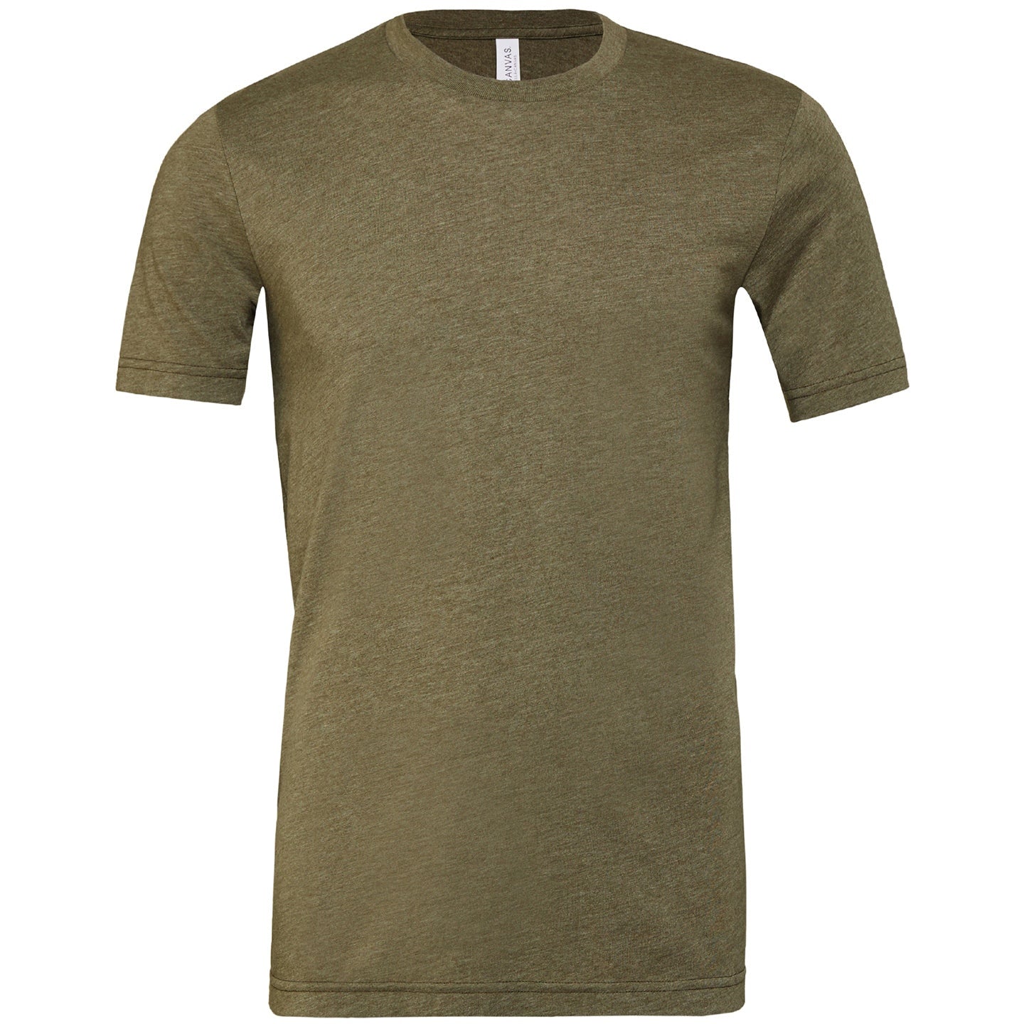 Bella Canvas Unisex Heather CVC Short Sleeve T-Shirt Heather Olive Size XS-3XL