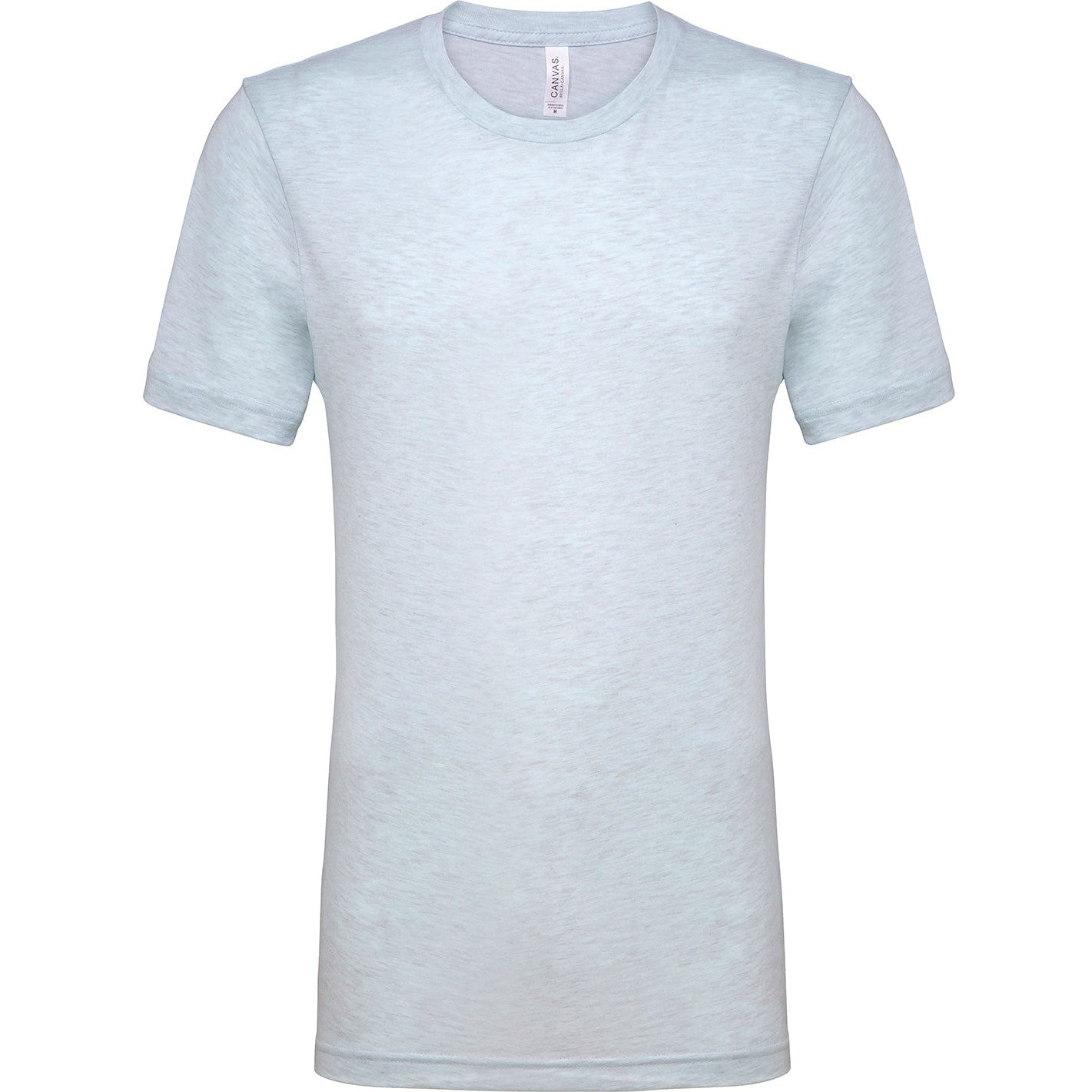 Bella Canvas Unisex Heather CVC Short Sleeve T-Shirt Heather Prism Ice Blue