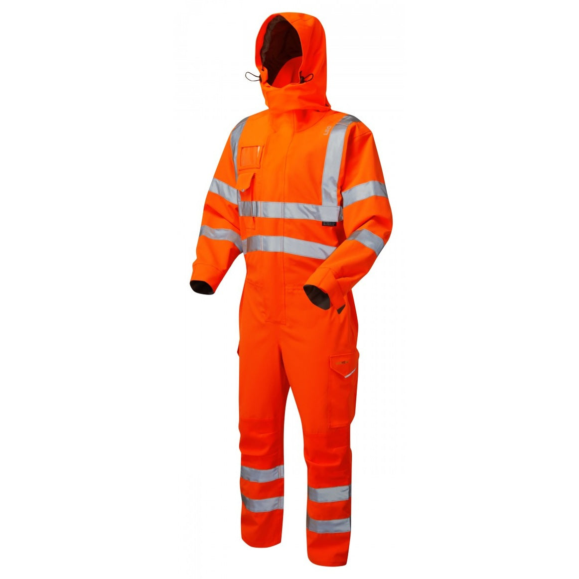 Leo Workwear EcoViz 10KX Waterproof Breathable Stretch Coverall S-6XL