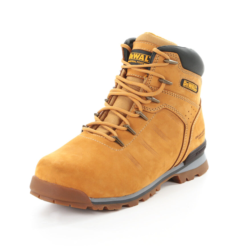 DeWalt Carlisle 6 Eyelet Nubuck Safety Boots Steel Toe Rubber Outsole Comfort