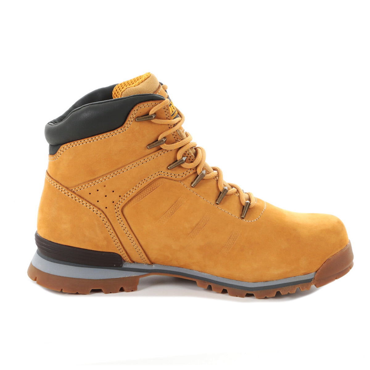 DeWalt Carlisle 6 Eyelet Nubuck Safety Boots Steel Toe Rubber Outsole Comfort