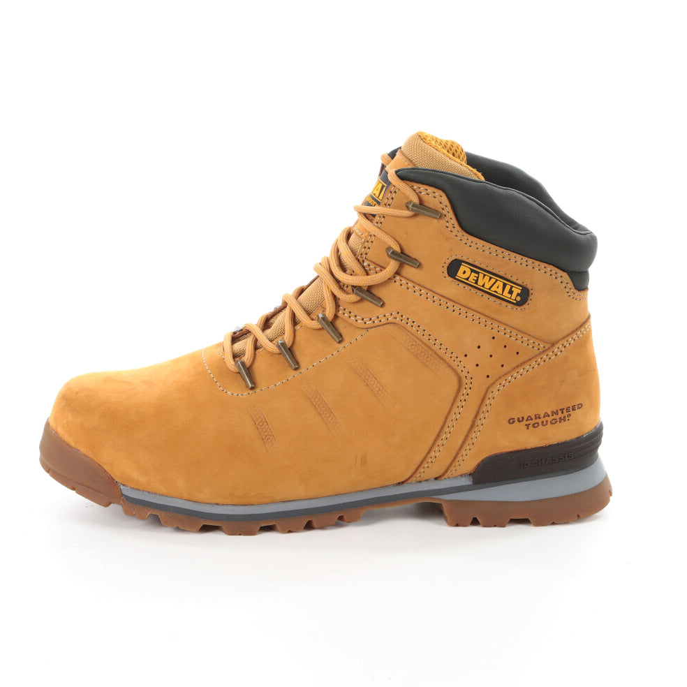 DeWalt Carlisle 6 Eyelet Nubuck Safety Boots Steel Toe Rubber Outsole Comfort