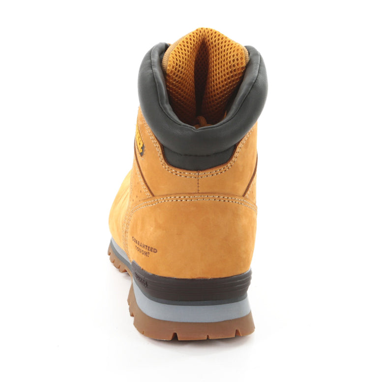 DeWalt Carlisle 6 Eyelet Nubuck Safety Boots Steel Toe Rubber Outsole Comfort