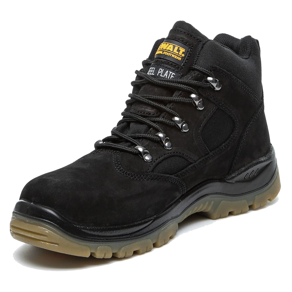 DeWalt Waterproof Safety Hiker Boots Steel Toe Nubuck Leather Comfort Fit