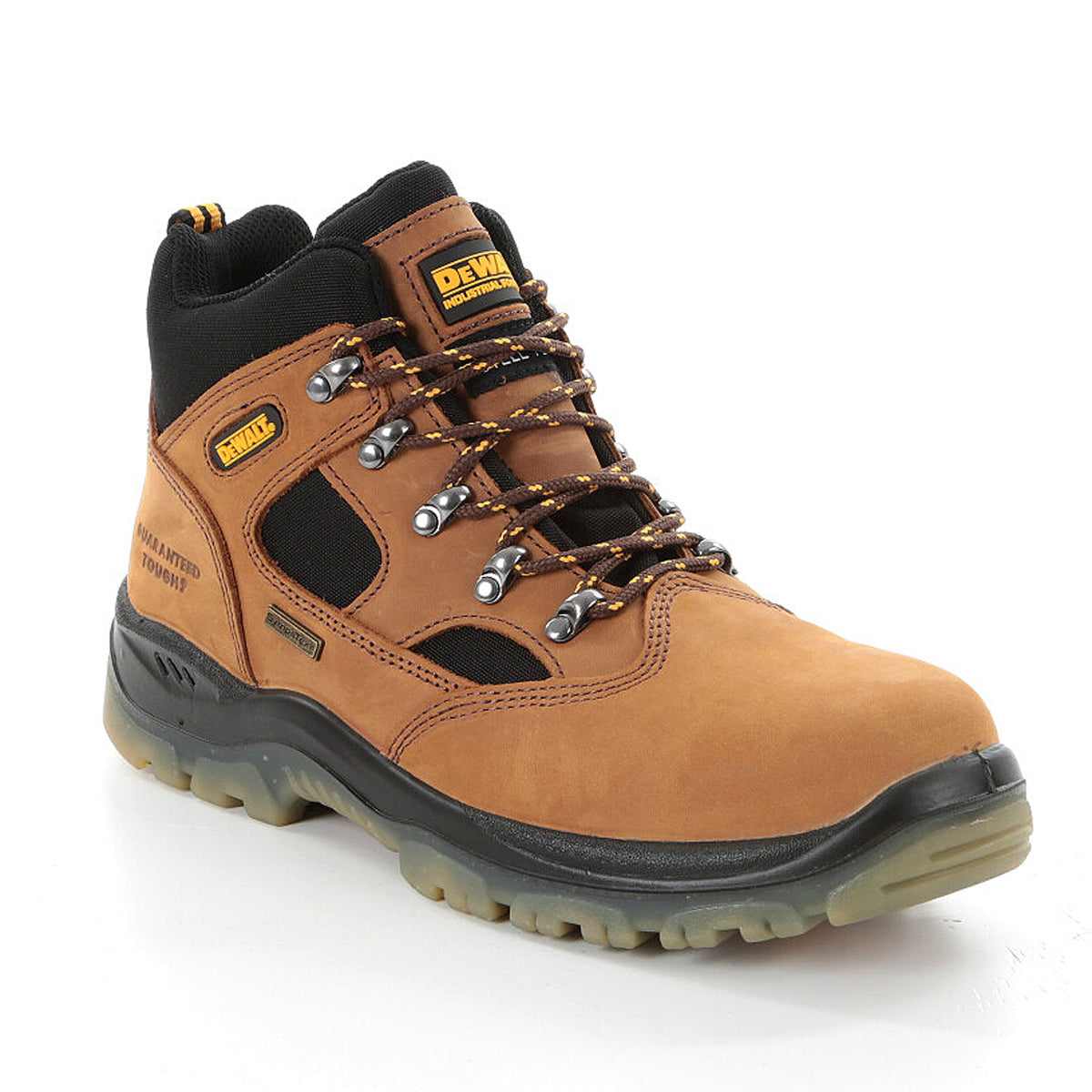 DeWalt Waterproof Safety Hiker Boots Steel Toe Nubuck Leather Comfort Fit