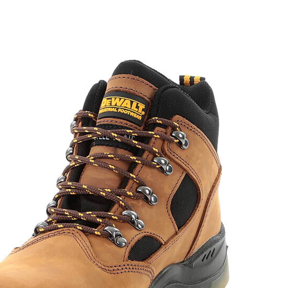 DeWalt Waterproof Safety Hiker Boots Steel Toe Nubuck Leather Comfort Fit