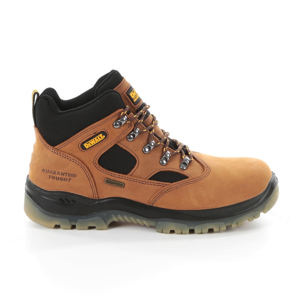 DeWalt Waterproof Safety Hiker Boots Steel Toe Nubuck Leather Comfort Fit