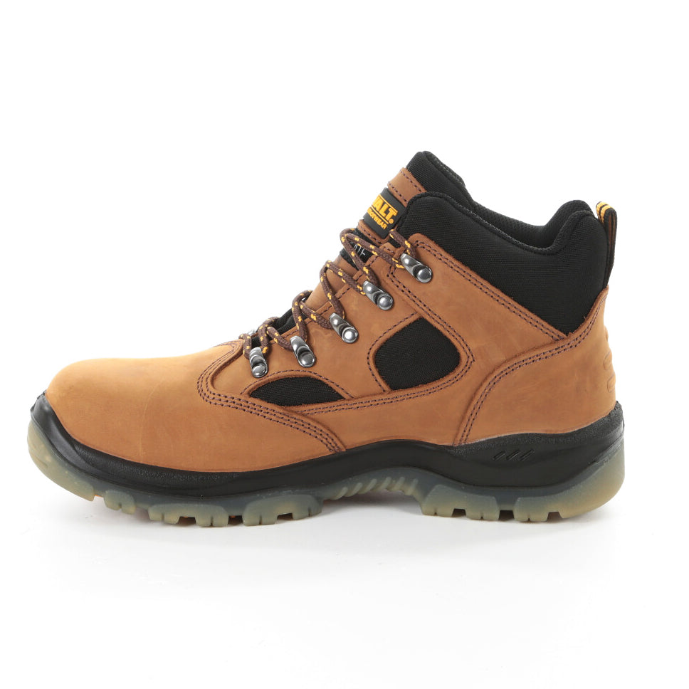 DeWalt Waterproof Safety Hiker Boots Steel Toe Nubuck Leather Comfort Fit