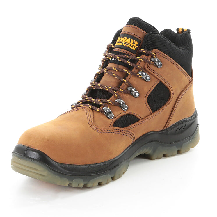 DeWalt Waterproof Safety Hiker Boots Steel Toe Nubuck Leather Comfort Fit
