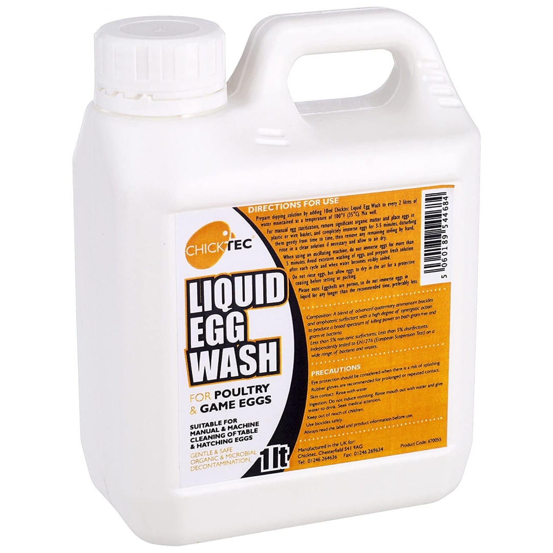 Trilanco Chicktec Egg Wash Liquid for Cleaning Eggs in Commercial Use