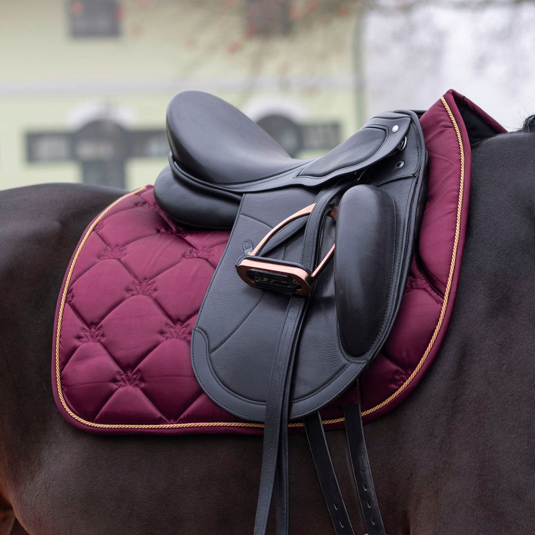 Covalliero Horse General Purpose Saddle Pad With Deep Foam Padding and Anti-Slip