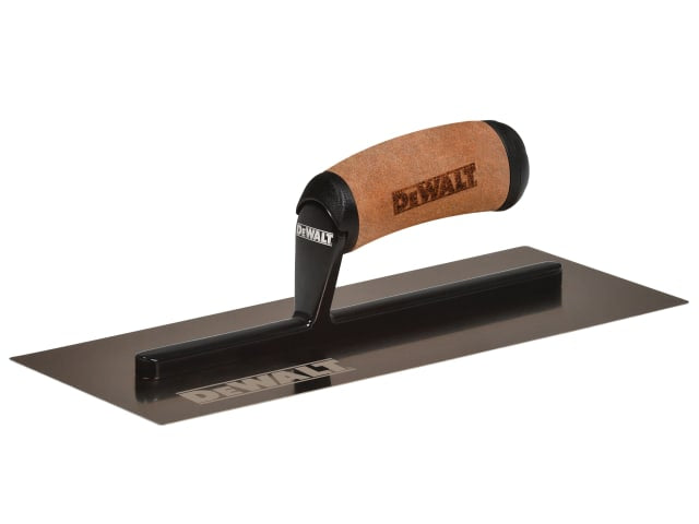 DEWALT 12in Gold Stainless Steel Finishing Trowel with Comfortable Handle