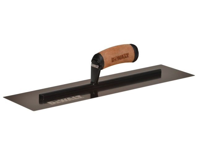 DEWALT 18in Gold Stainless Steel Finishing Trowel with Comfortable Handle