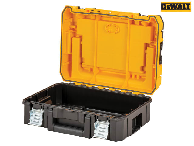 DEWALT TSTAK 2.0 Shallow Toolbox with Long Handle, IP54 Dust & Water Proof