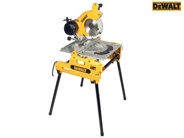 DEWALT DW743N Flip-Over Saw 250mm 2000W Portable Table & Mitre Saw
