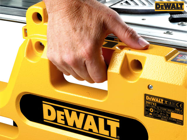 DEWALT DW743N Flip-Over Saw 250mm 2000W Portable Table & Mitre Saw