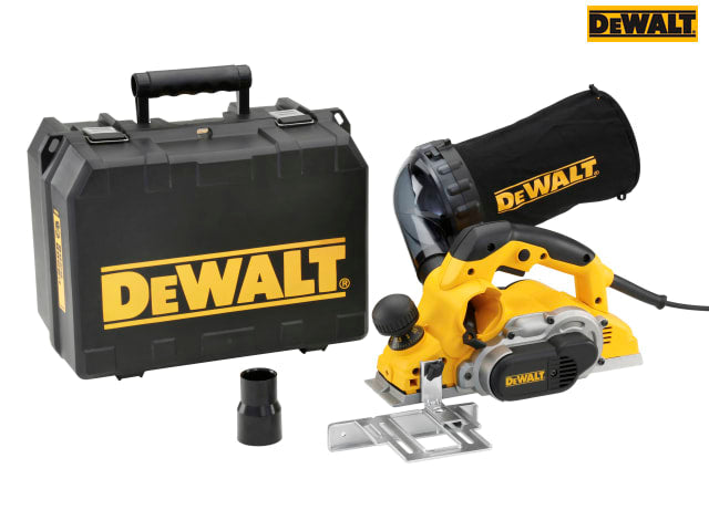 DEWALT D26500K 1050W Electric Planer 240V with Kit Box and Accessories