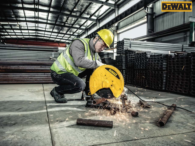 DEWALT D28730 355mm Metal Cutting Chop Saw 2300W 240V with Depth Adjustment