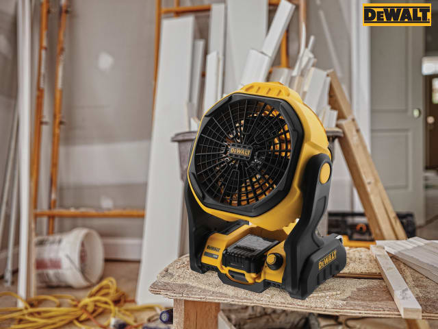 DEWALT DCE512 XR Brushless Fan 18V Bare Unit 180Â° Pivoting High Airflow