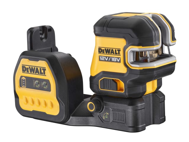 DEWALT DCE825NG18 Green Laser Level 12/18V Bare Unit with Target & Bracket