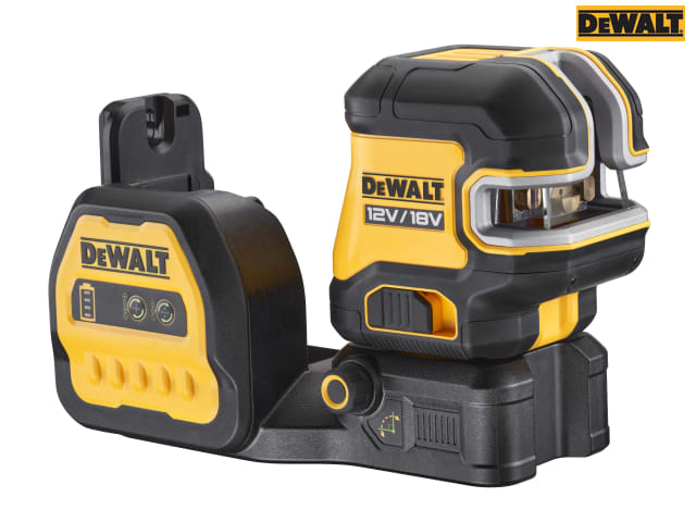 DEWALT DCE825NG18 Green Laser Level 12/18V Bare Unit with Target & Bracket