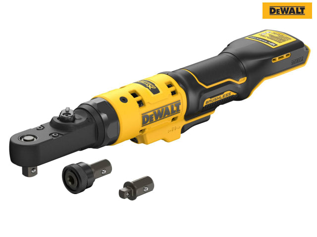 DEWALT DCF500N XR 12V Sealed Head Ratchet 1/4in & 3/8in Bare Unit 75Nm Torque
