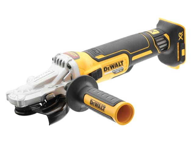 DEWALT DCG405FN XR Brushless Flat Head Grinder 125mm 18V Bare Unit 1.8kg