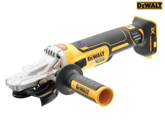 DEWALT DCG405FN XR Brushless Flat Head Grinder 125mm 18V Bare Unit 1.8kg