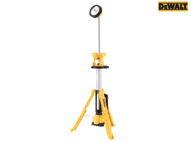DEWALT DCL079 XR LED Tripod Light 18V 3000lm Adjustable Height IP55 Bare Unit