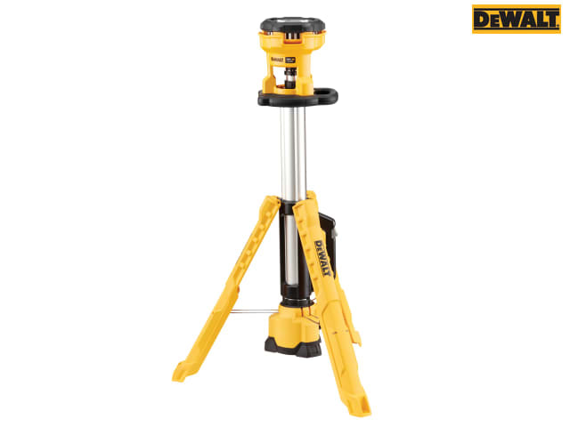 DEWALT DCL079 XR LED Tripod Light 18V 3000lm Adjustable Height IP55 Bare Unit