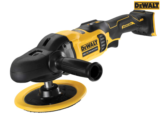 DEWALT DCM849N XR Brushless Rotary Polisher 180mm 18V Bare Unit No Battery