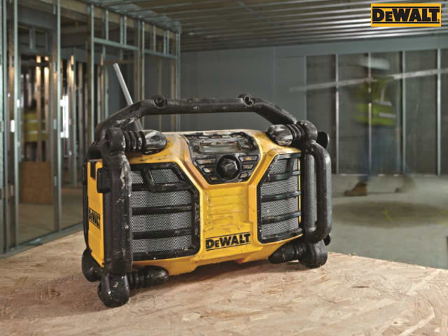 DEWALT DCR017 DAB Radio & Charger 240V Li-ion Bare Unit with USB & Aux Port