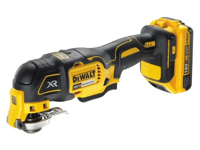 DEWALT DCS355D1 XR Brushless Oscillating Multi-Tool 18V with 2.0Ah Battery
