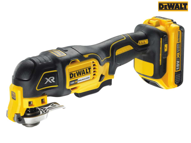 DEWALT DCS355D1 XR Brushless Oscillating Multi-Tool 18V with 2.0Ah Battery