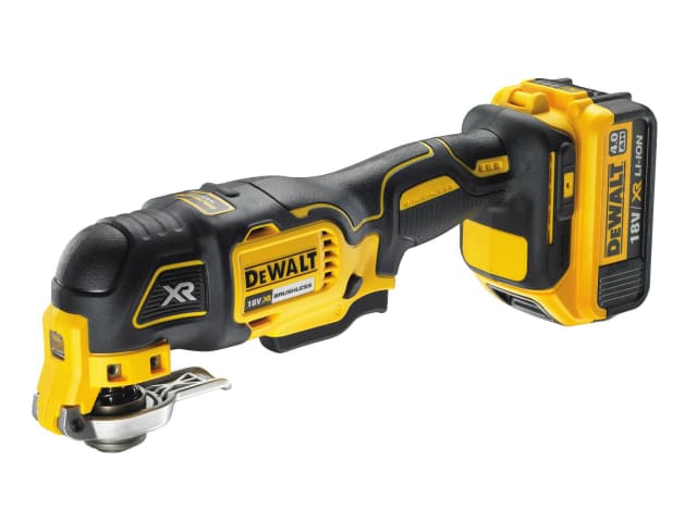 DEWALT DCS355M2 XR Brushless Oscillating Multi-Tool 18V & 2 Batteries & Blades