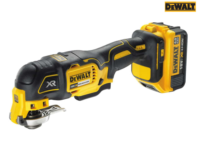 DEWALT DCS355M2 XR Brushless Oscillating Multi-Tool 18V & 2 Batteries & Blades