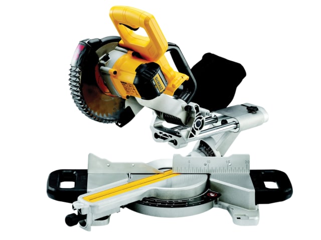 DEWALT DCS365M2 Cordless XPS Mitre Saw 18V 2x4.0Ah Li-ion 65mm Motor