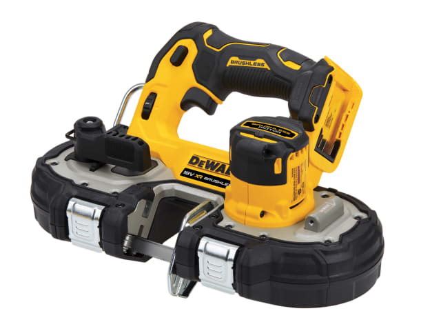 DEWALT DCS377NT XR Brushless Compact Bandsaw 18V Bare Unit with Blade & Kitbox