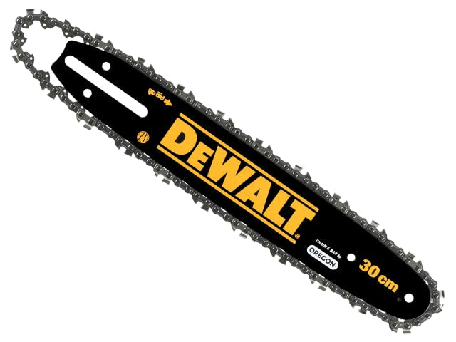 DEWALT 30cm Oregon Chainsaw Chain & Bar Compatible with DCM565P1 XR