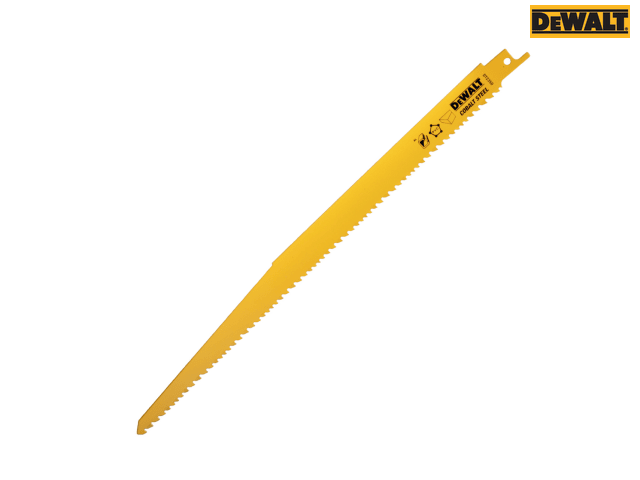 DEWALT Bi-Metal Reciprocating Blades for Wood with Nails 305mm Pack of 5