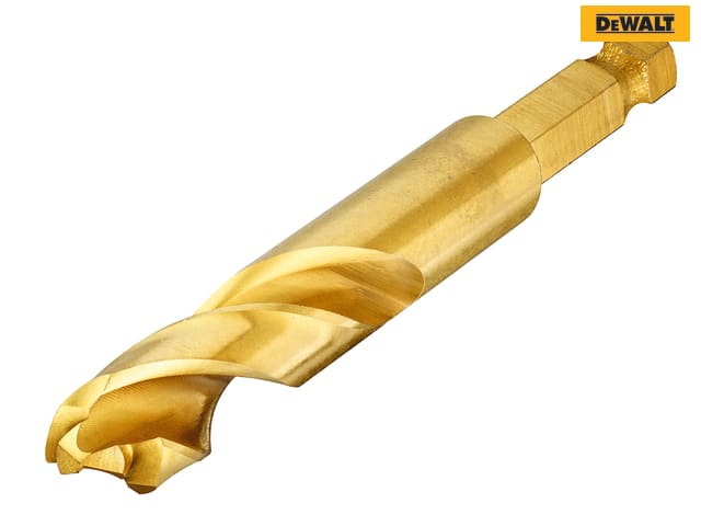 DEWALT 9.0mm Impact Titanium Drill Bit for Steel and Metal, 102mm Length