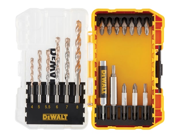 DEWALT DT70712 19 Piece Extreme Masonry Drill Drive Set with TOUGH CASE+
