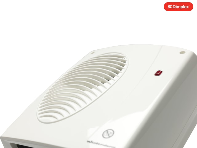 Dimplex Winterwarm 2kW Downflow Fan Heater with Timer for Bathroom Heating